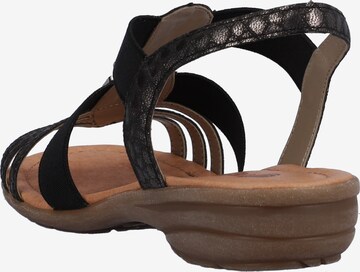 REMONTE Strap Sandals in Black