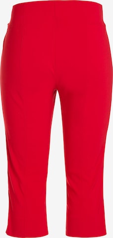 Ulla Popken Slim fit Pants in Red