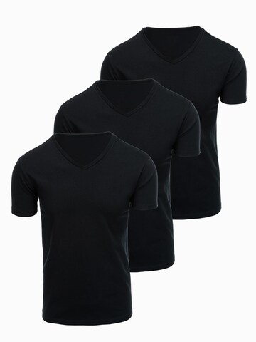 Ombre Shirt in Zwart: voorkant
