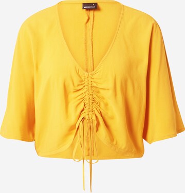 Gina Tricot Blouse 'Misan' in Geel: voorkant