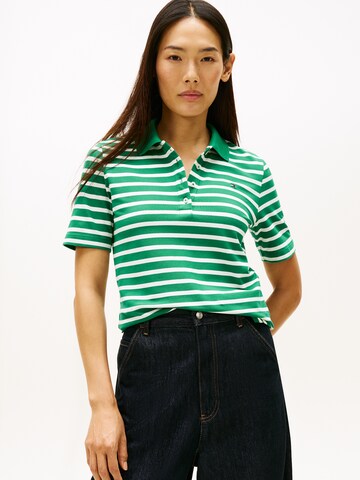 TOMMY HILFIGER Poloshirt '1985' in Grün: Vorderseite