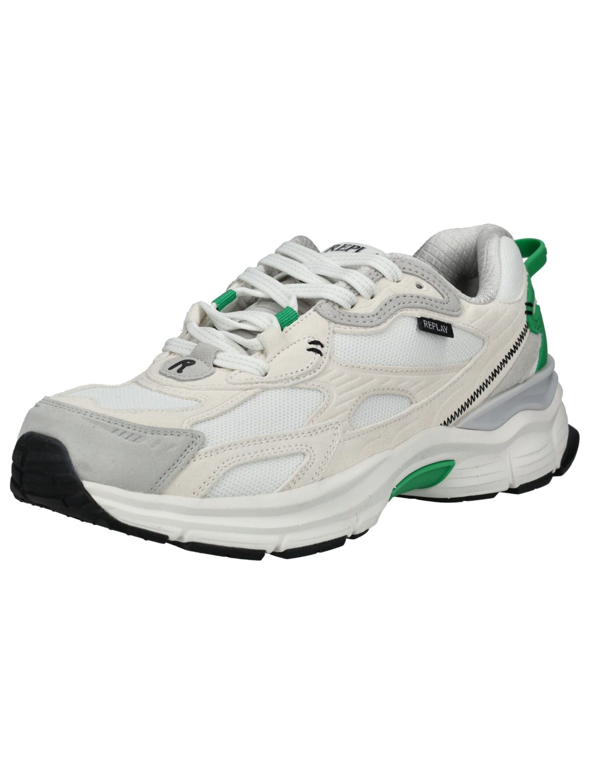 Baskets basses REPLAY en blanc : devant