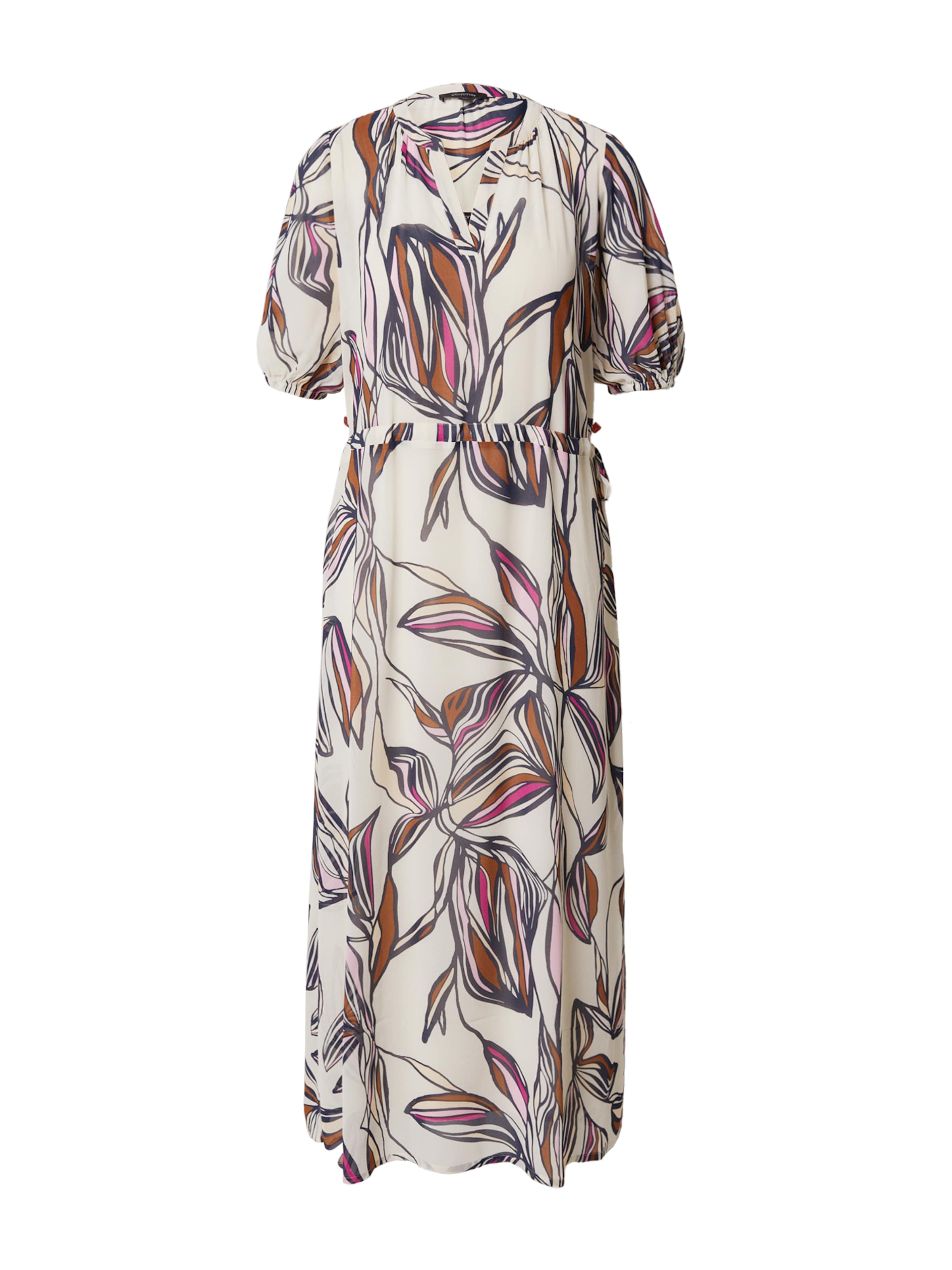 COMMA Jurk in Beige: voorkant
