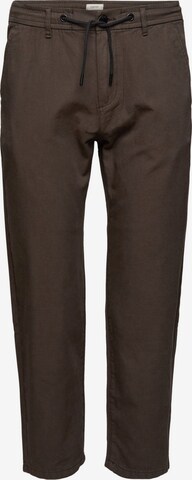 ESPRIT Chino Pants in Brown: front