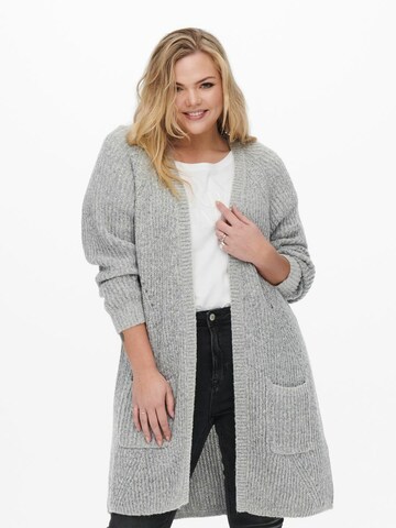 ONLY Carmakoma Strickjacke 'Carbernie' in Grau