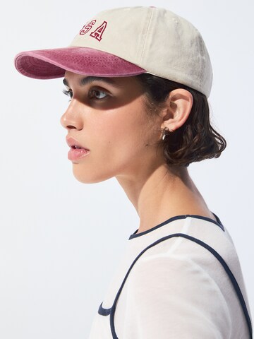 Pull&Bear Cap in Beige