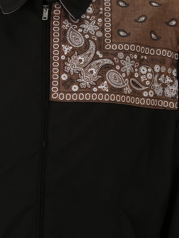 RETROAREA Between-Season Jacket 'Harrington' in Brown