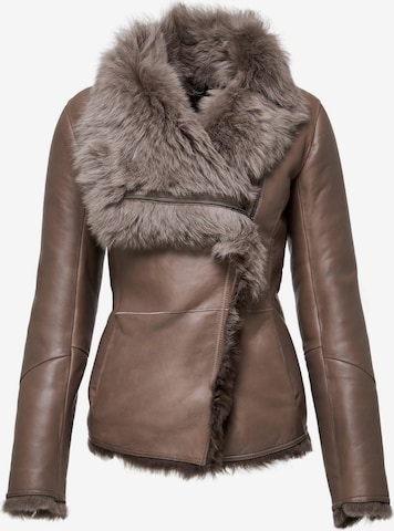 V S P Vinterjakke 'Adila' i beige: forside