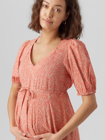 Vero Moda Maternity Summer Dress 'Sara' in Beige