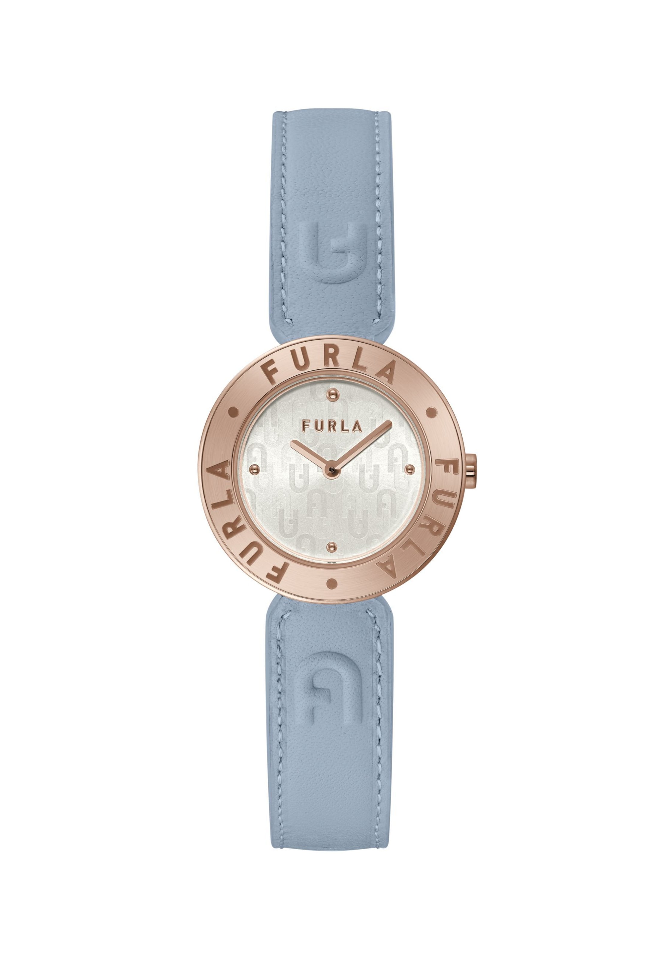 FURLA Analoog horloge 'Furla essential' in Blauw: voorkant