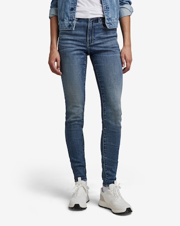 Skinny Jean G-Star RAW en bleu : devant