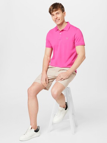 GANT Poloshirt 'Rugger' in Pink