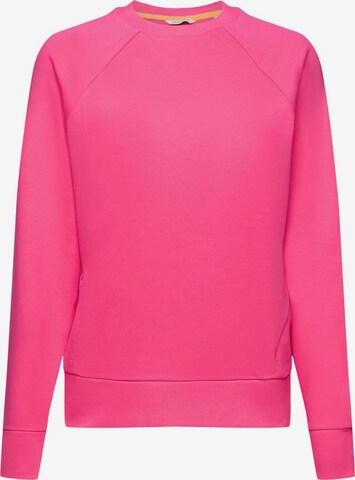 ESPRIT SPORT Athletic Sweatshirt in Pink: front