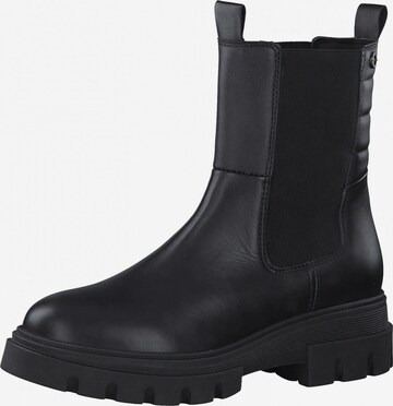 s.Oliver Chelsea boots in Black: front