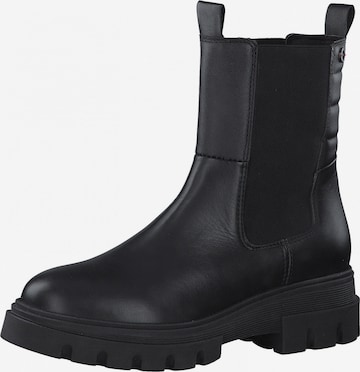 s.Oliver - Botas Chelsea en negro: frente