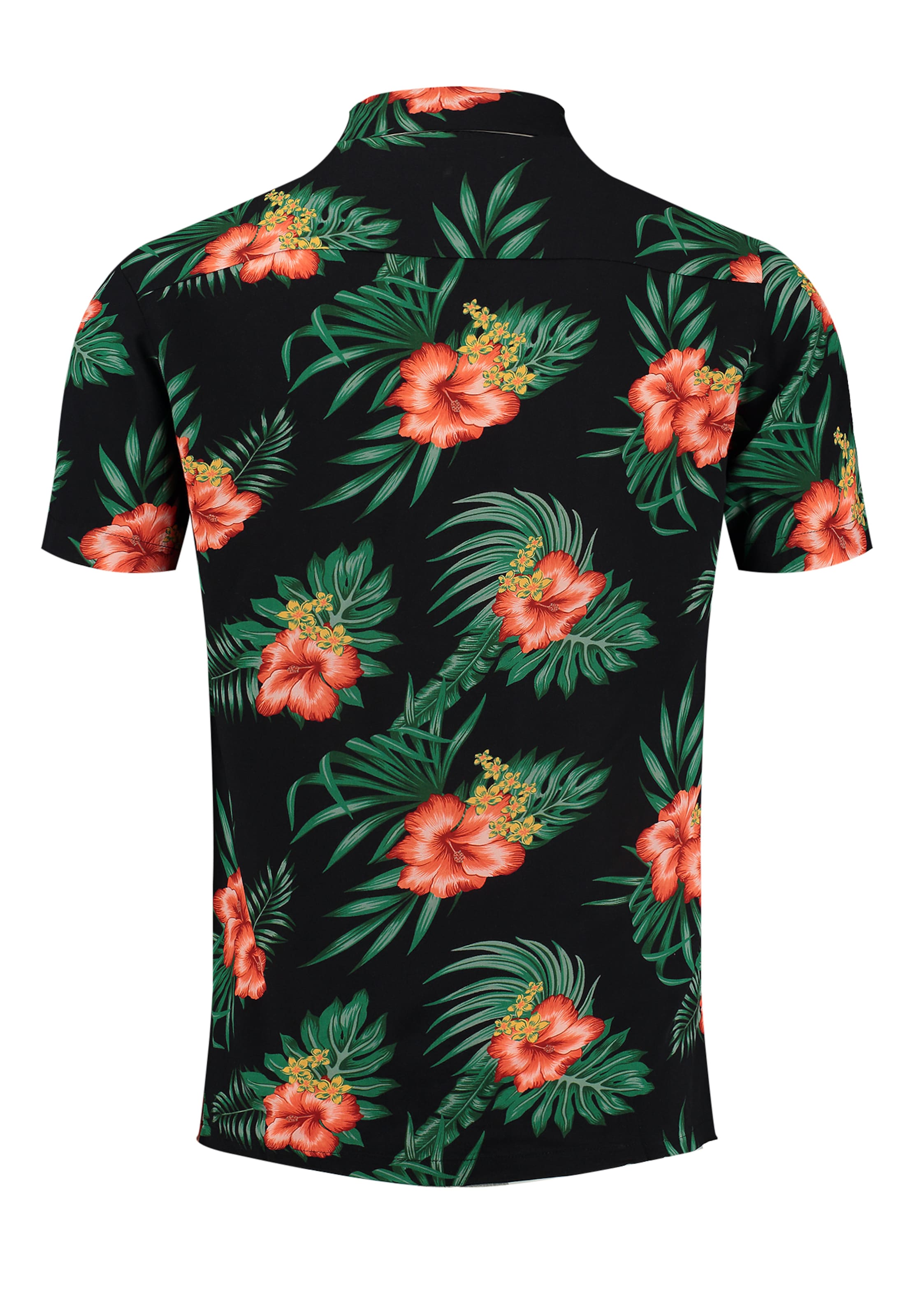 Regular fit Camicia 'Hula' di Key Largo in nero