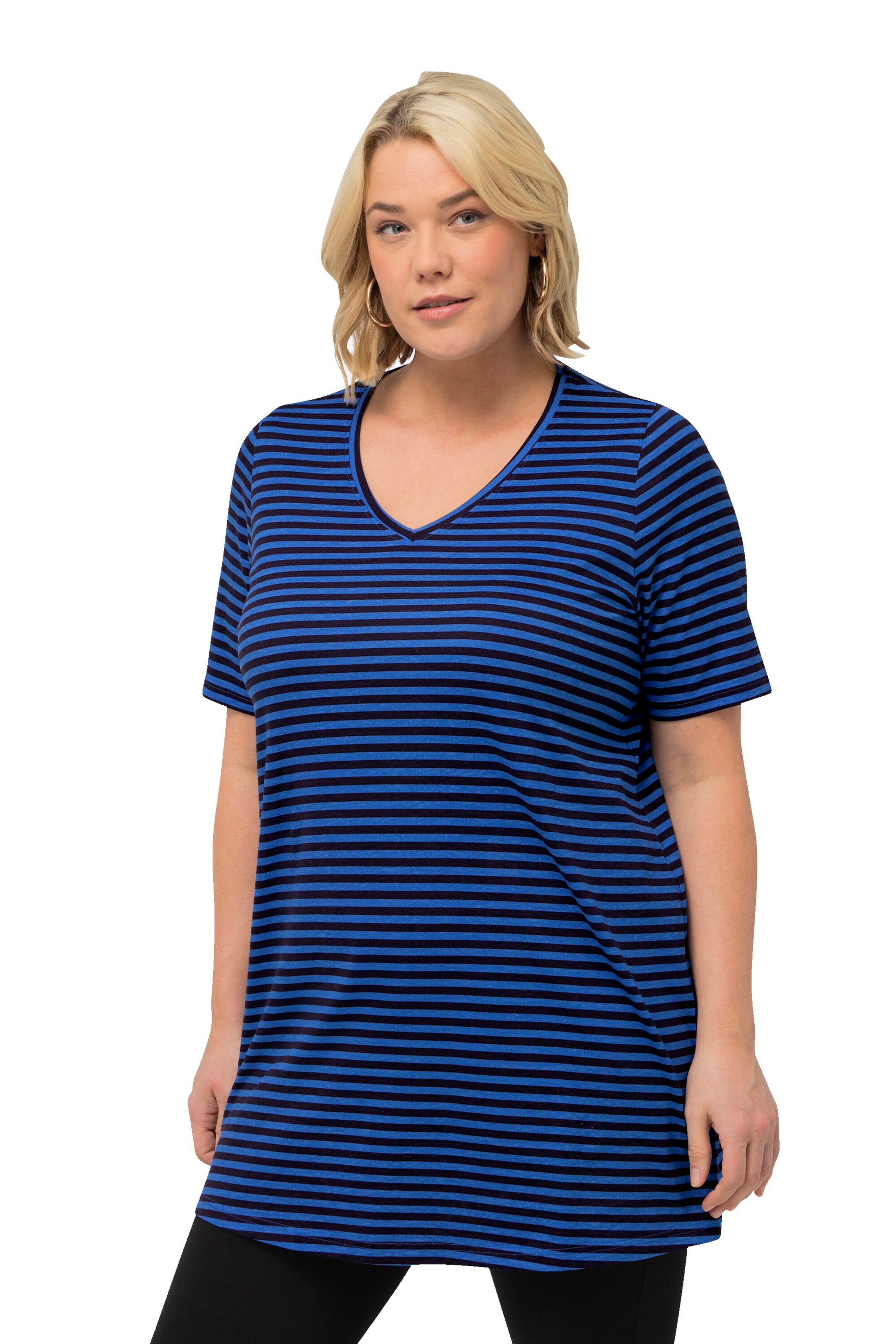Ulla Popken Shirt in Blauw: voorkant