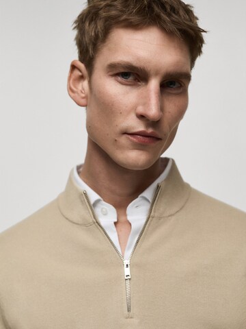 MANGO MAN Pullover 'Luxusp' in Beige