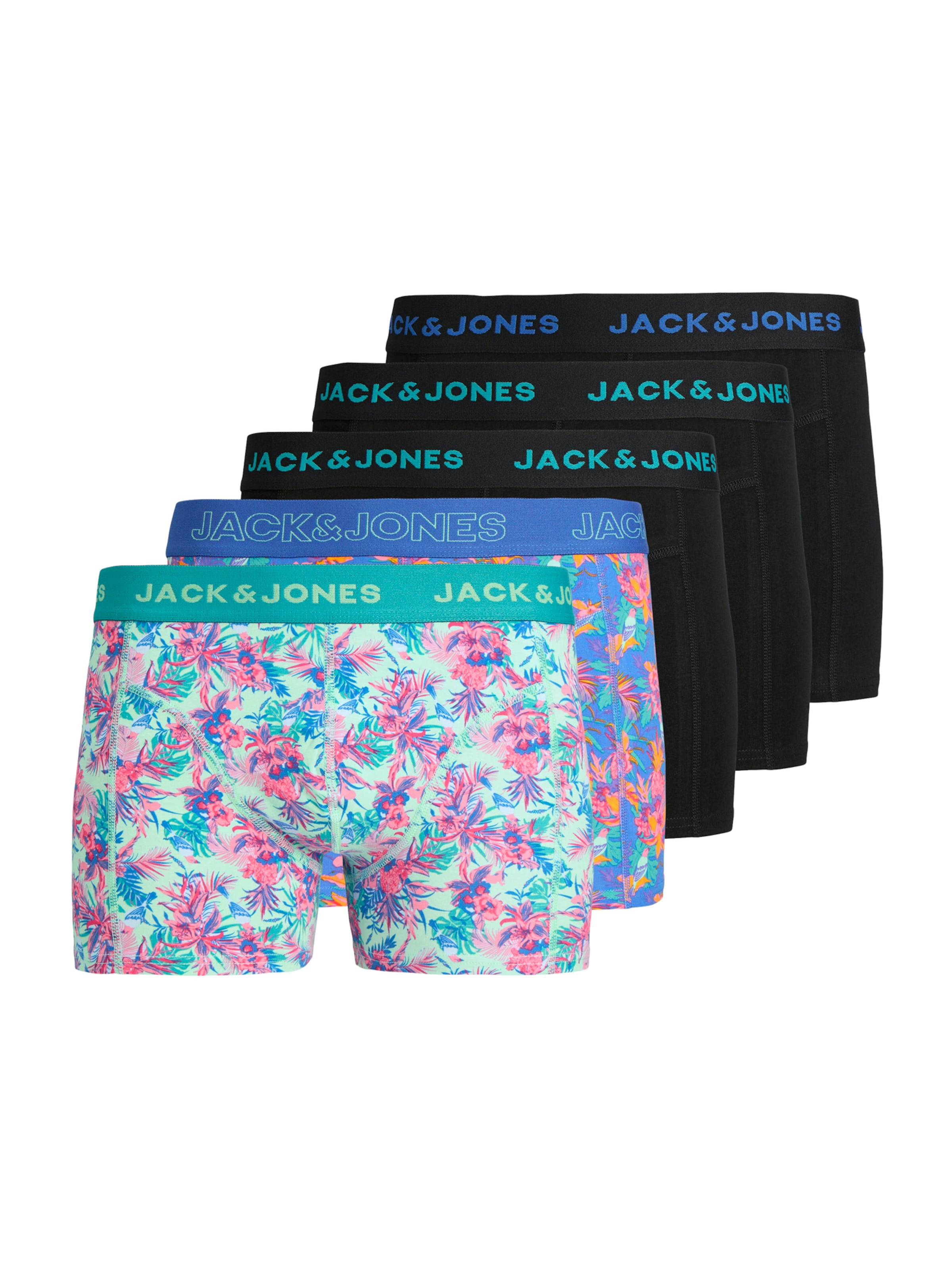 JACK & JONES - Calzoncillo boxer 'JACExotic' en azul: frente