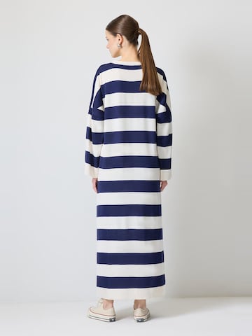 Touche Prive Gebreide jurk in Blauw