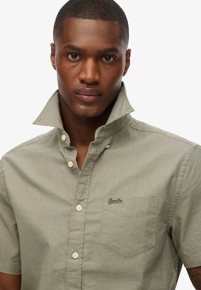Superdry Chemise 'City' en kaki, Vue avec produit