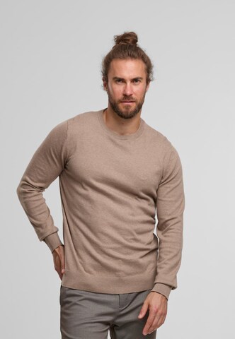 Pull-over 'INWildman' INDICODE JEANS en marron