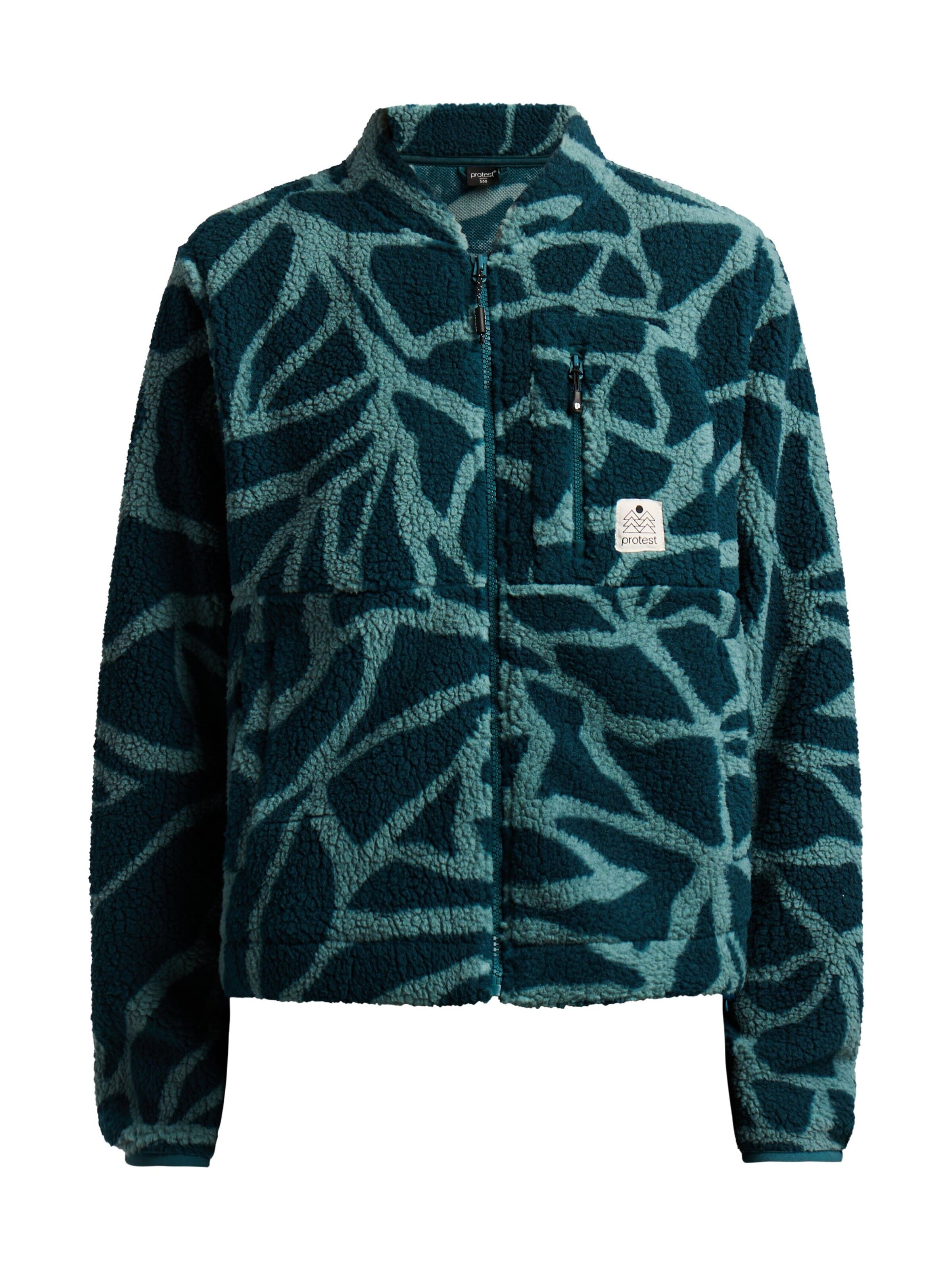 PROTEST Fleecejacke 'PRTResist'‌‌‌‌‌‌‌‌ in Blau: Vorderseite