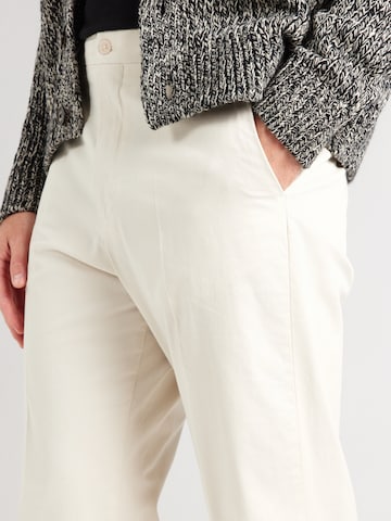 Regular Pantaloni cu dungă 'Paw 1804' de la NN07 pe alb