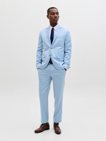 JACK & JONES Slimfit Παντελόνι με τσάκιση 'JPRSOLARIS' σε μπλε