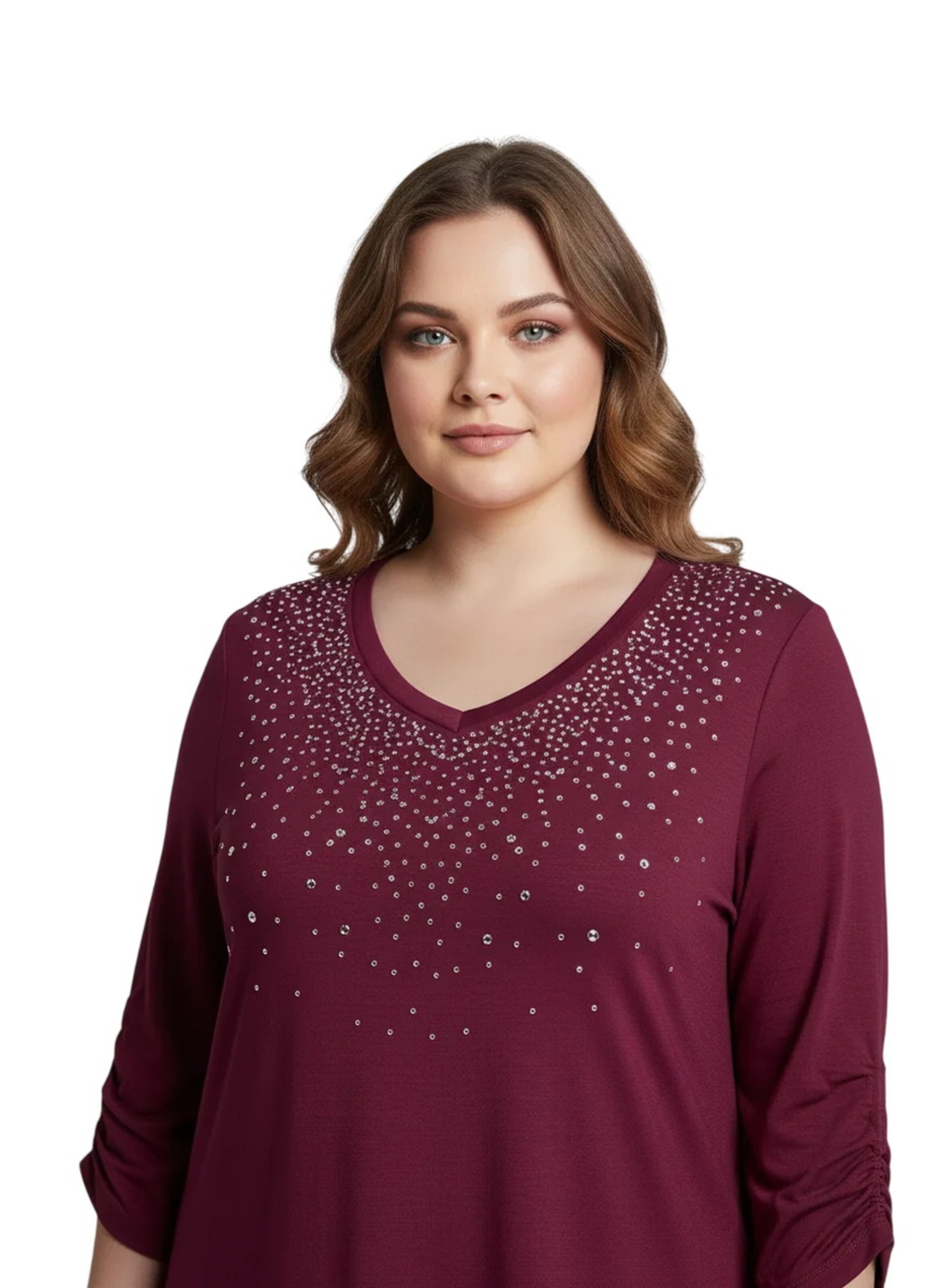 Shape Of You Blouse in Red