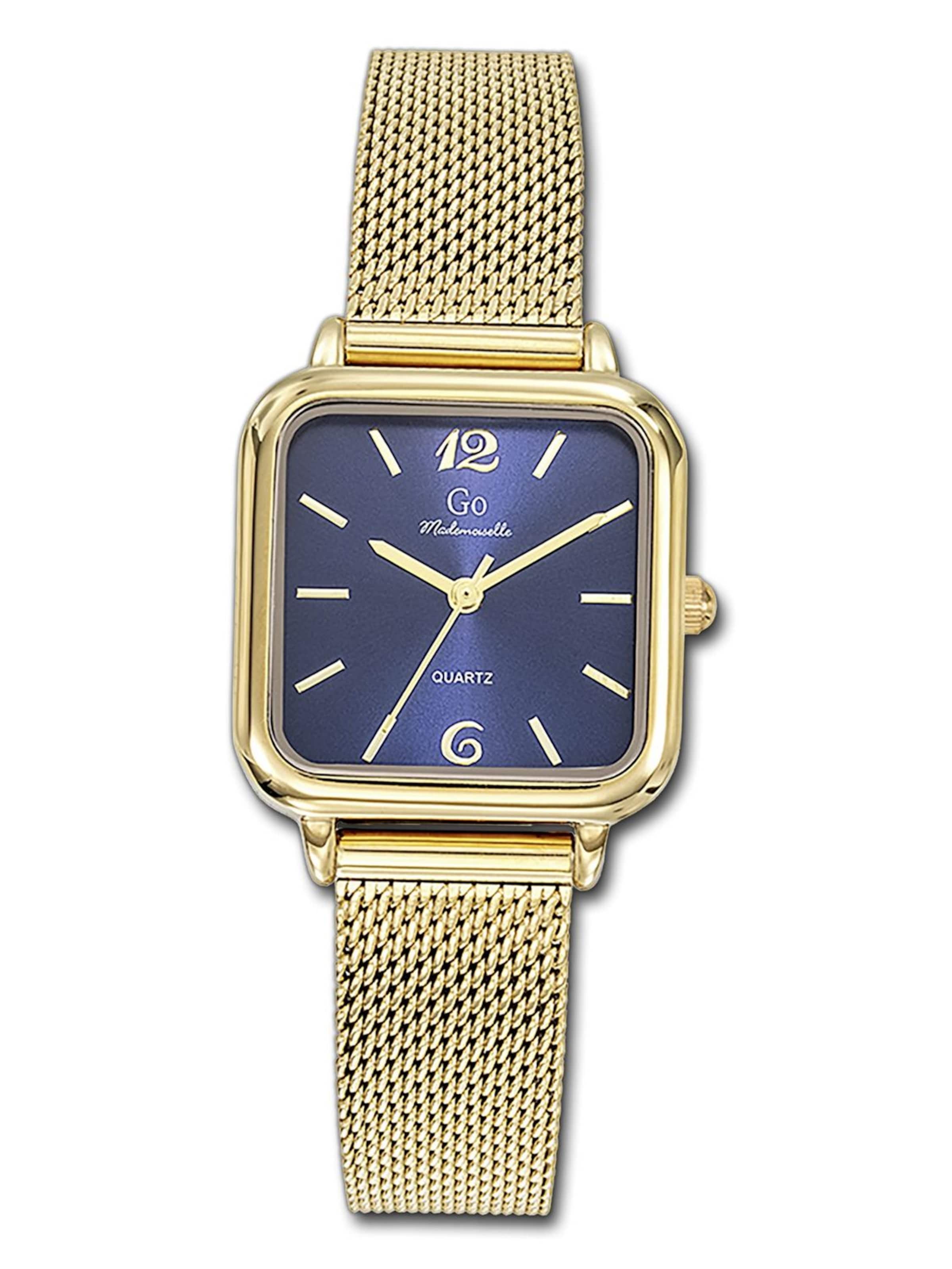 GO GirlOnly - Reloj analógico en oro: frente