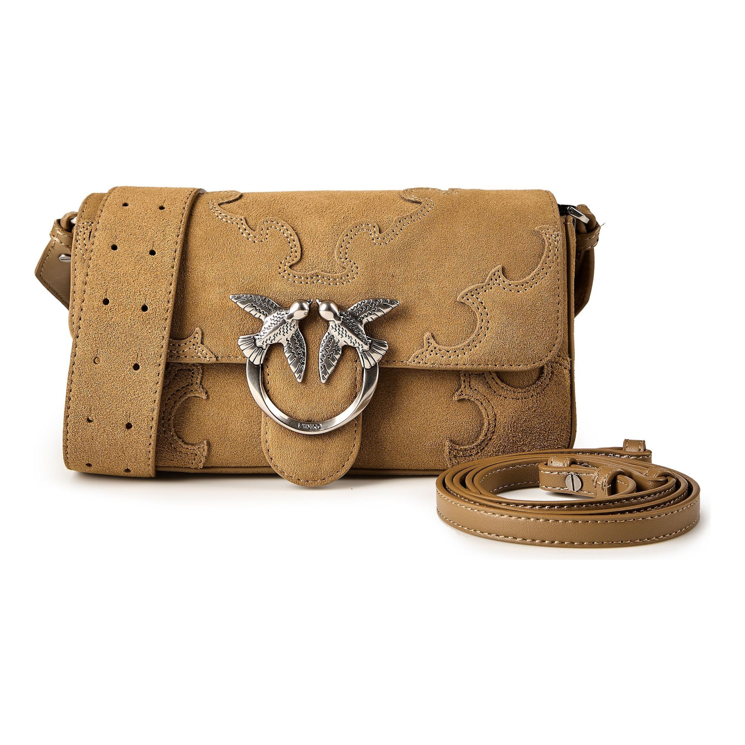 PINKO Crossbody bag in One Size in Dark green, Item view