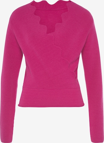 LASCANA Pullover in Pink: predná strana