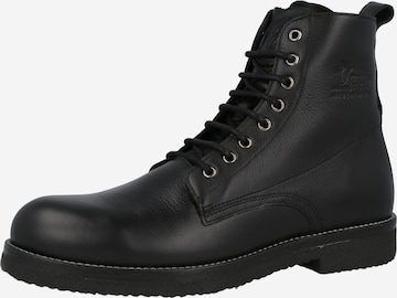 PANAMA JACK - Botas con cordones 'Stevens Igloo' en negro: frente