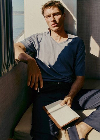 MANGO MAN Pullover 'Sun' in Blau