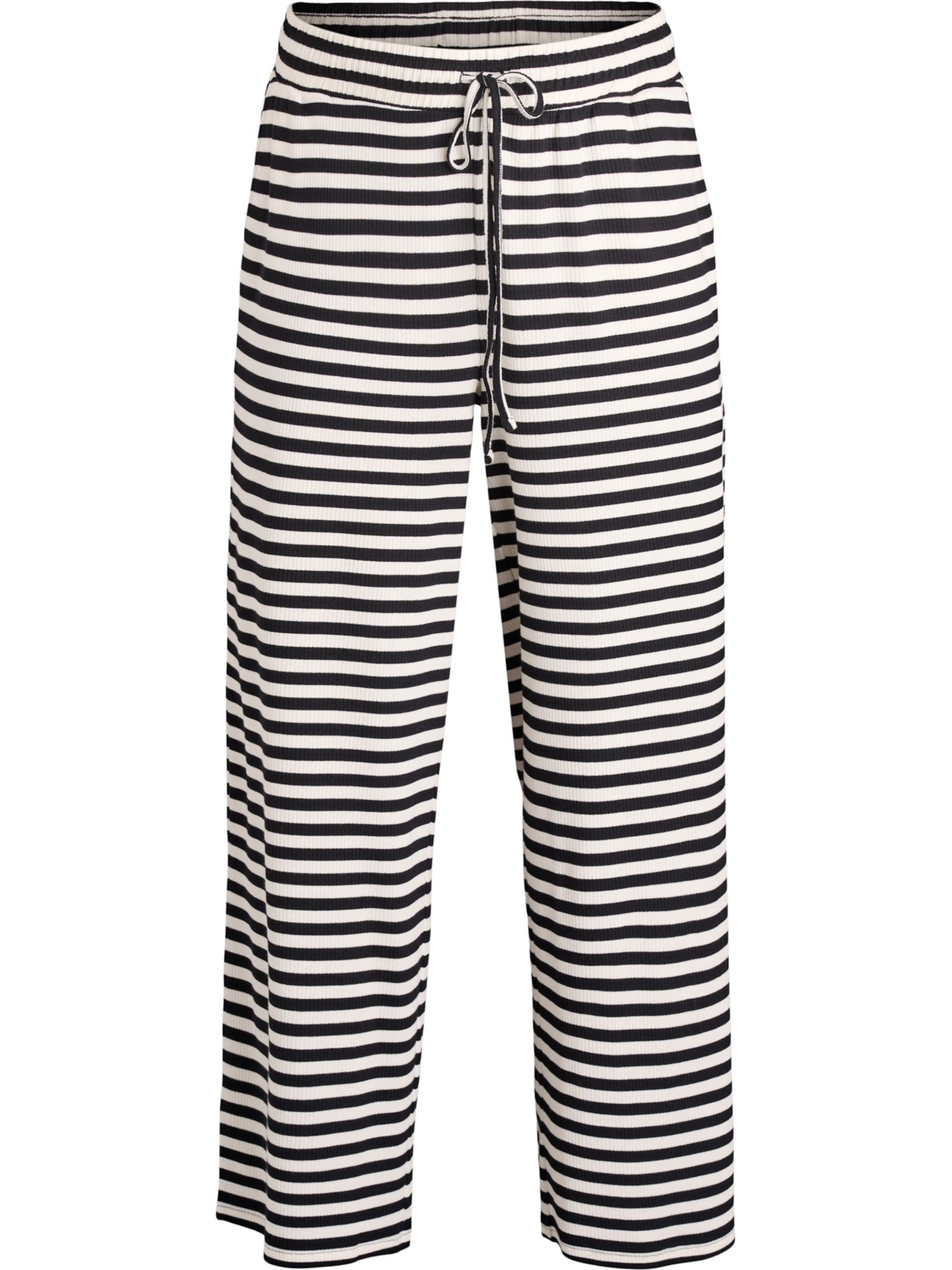 melns Zizzi Pidžamas bikses 'Mellie': no priekšpuses