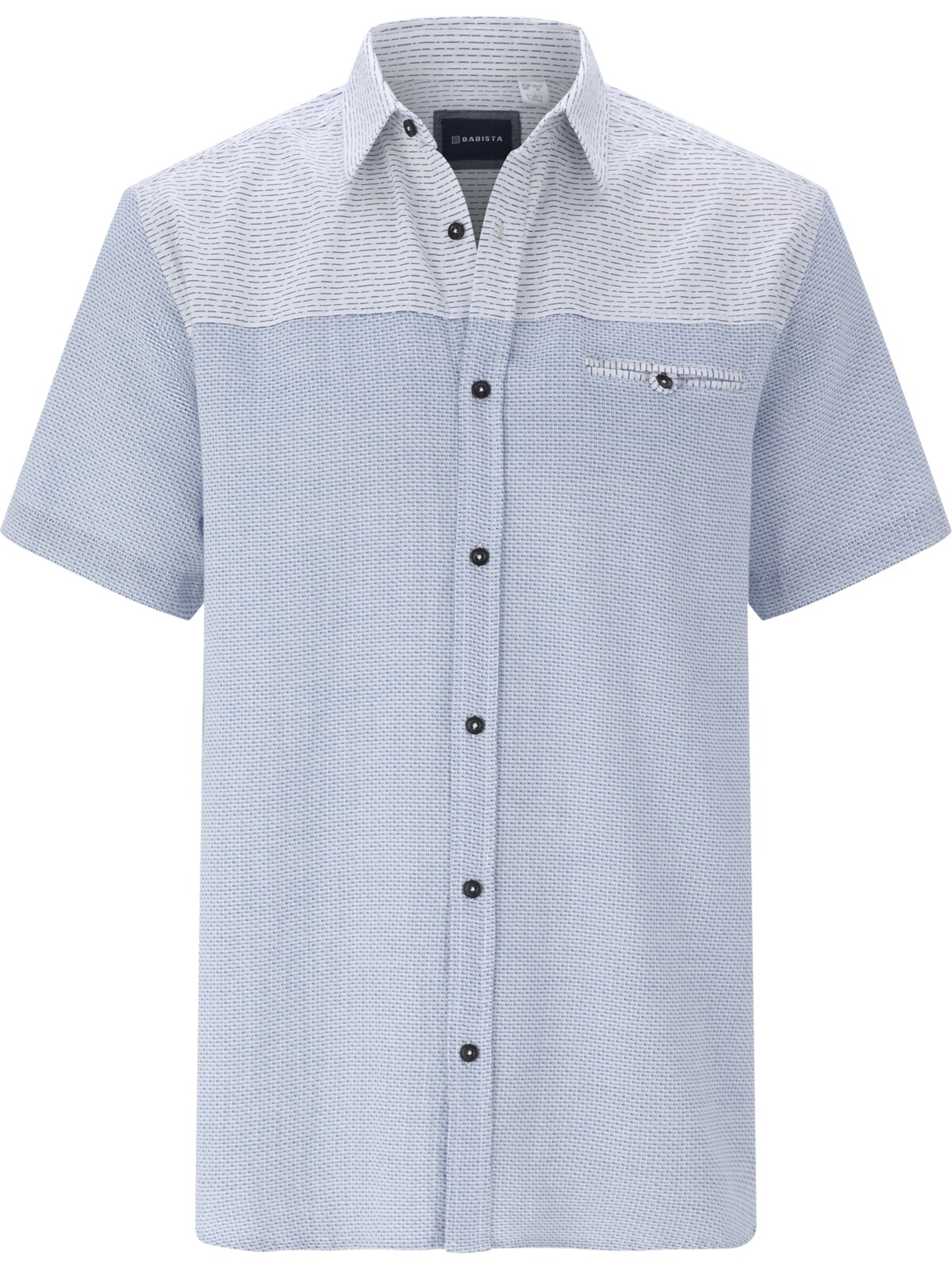 BABISTA Regular fit Button Up Shirt 'Juvino' in Blue: front