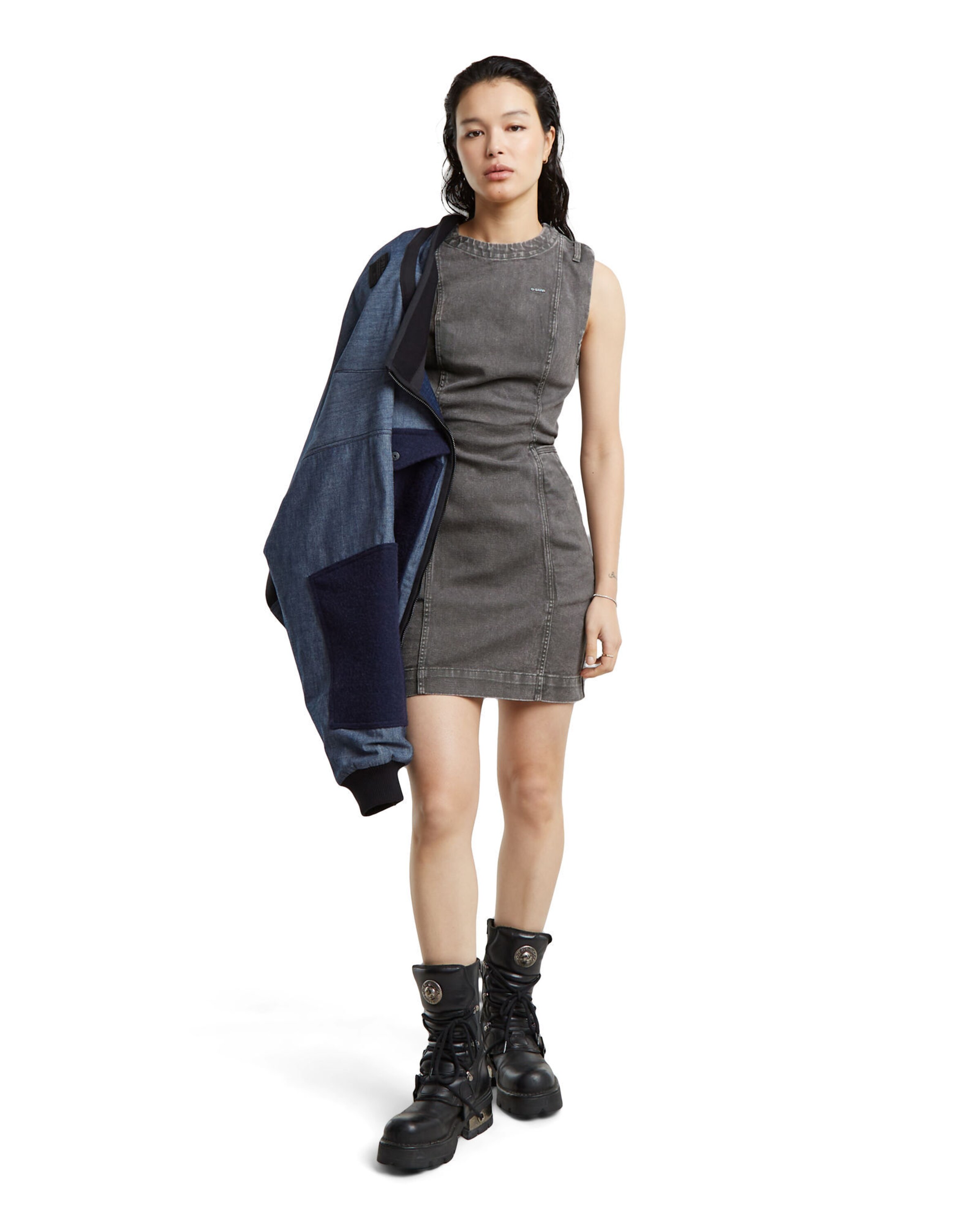 G-STAR Kleid in Grau