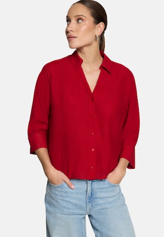 zero Blouse in Rood: voorkant