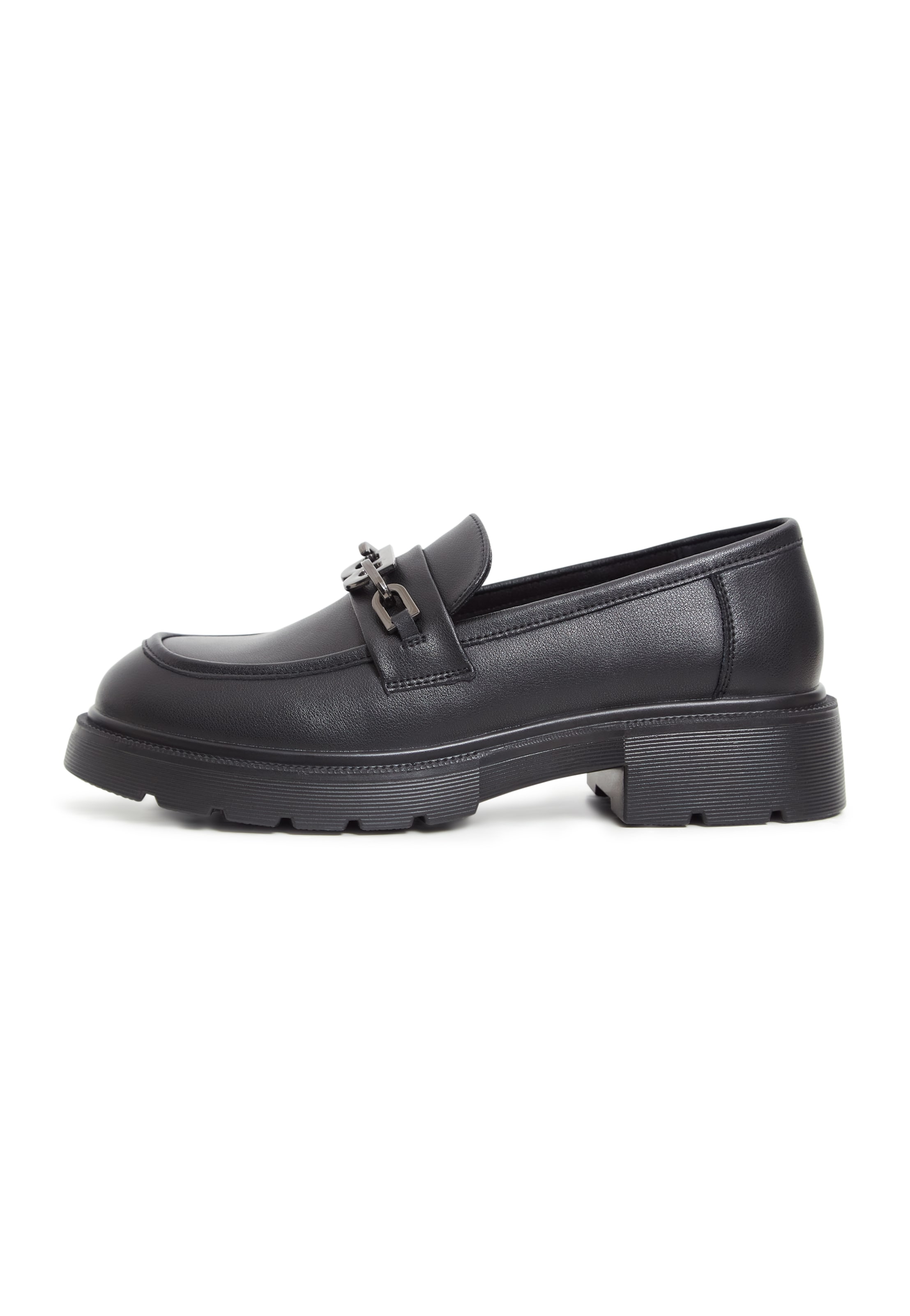 Chaussure basse CESARE GASPARI en noir : devant