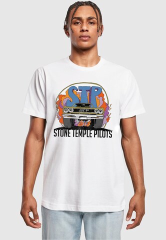 Merchcode T-Shirt 'Stone Temple Pilots' in Weiß: Vorderseite