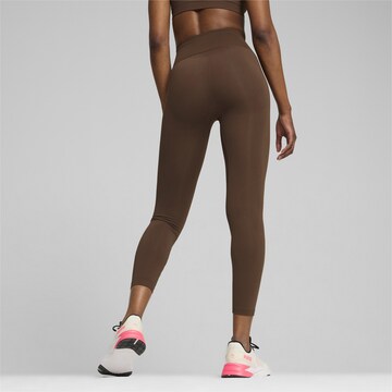 Skinny Pantalon de sport PUMA en marron