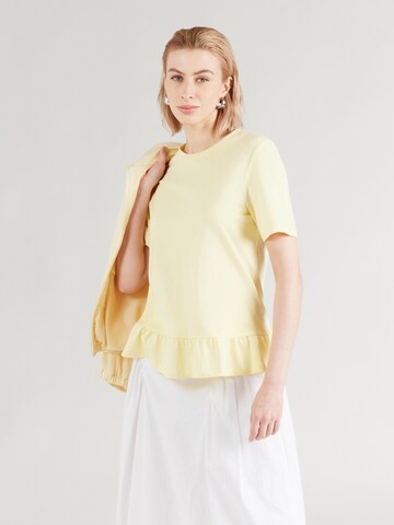 PIECES Shirt 'PCDISSO' in Yellow: front