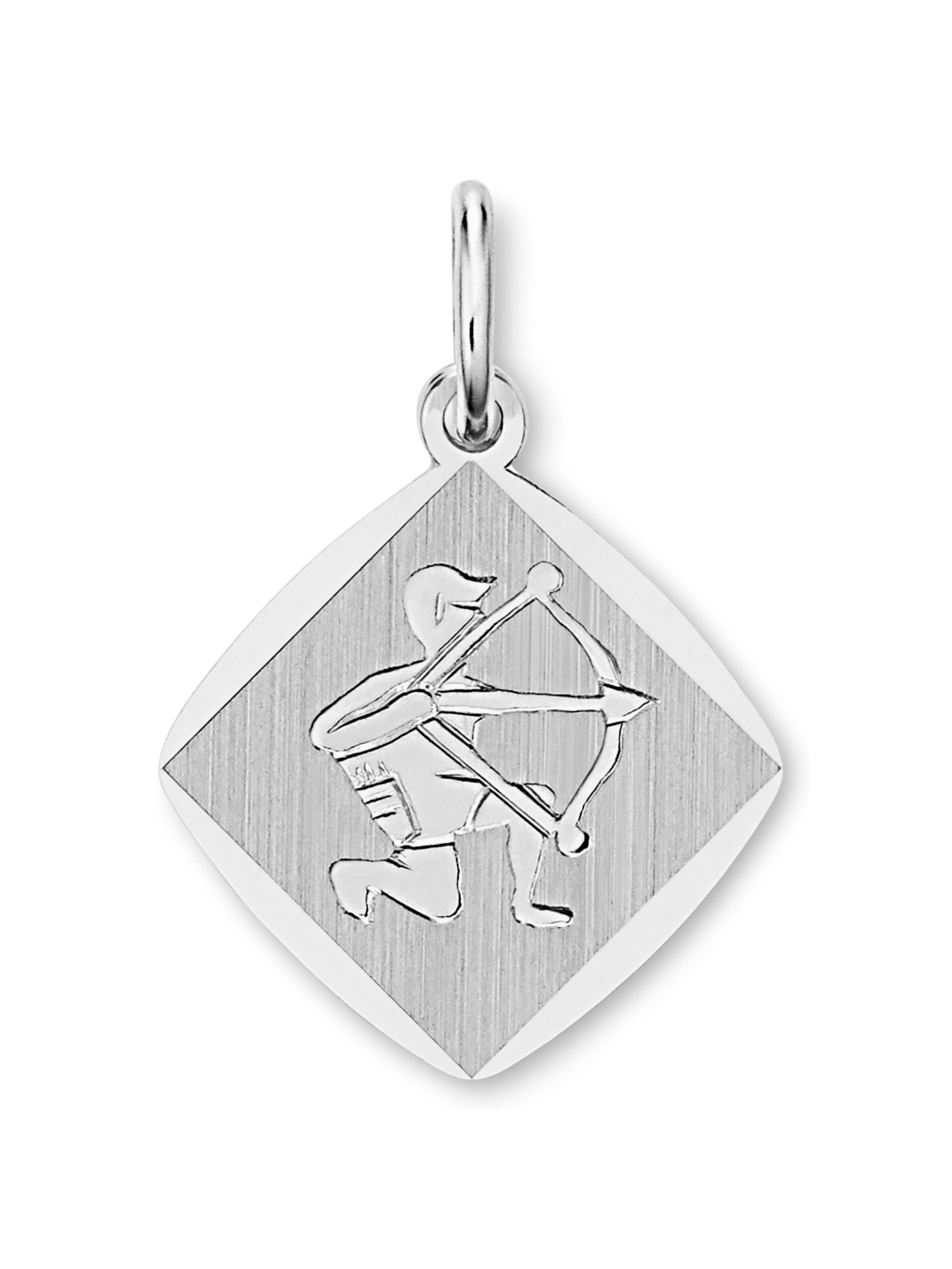 ONE ELEMENT Anhänger 'Schütze' in Silber: Vorderseite
