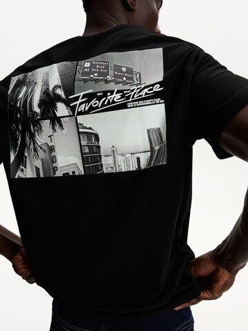 Bershka Shirt in Black