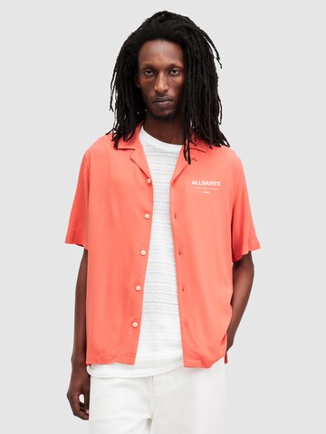 AllSaints - Ajuste regular Camisa 'ACCESS' en naranja