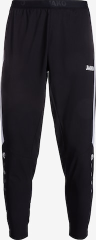 JAKO Tapered Workout Pants 'Power' in Black: front