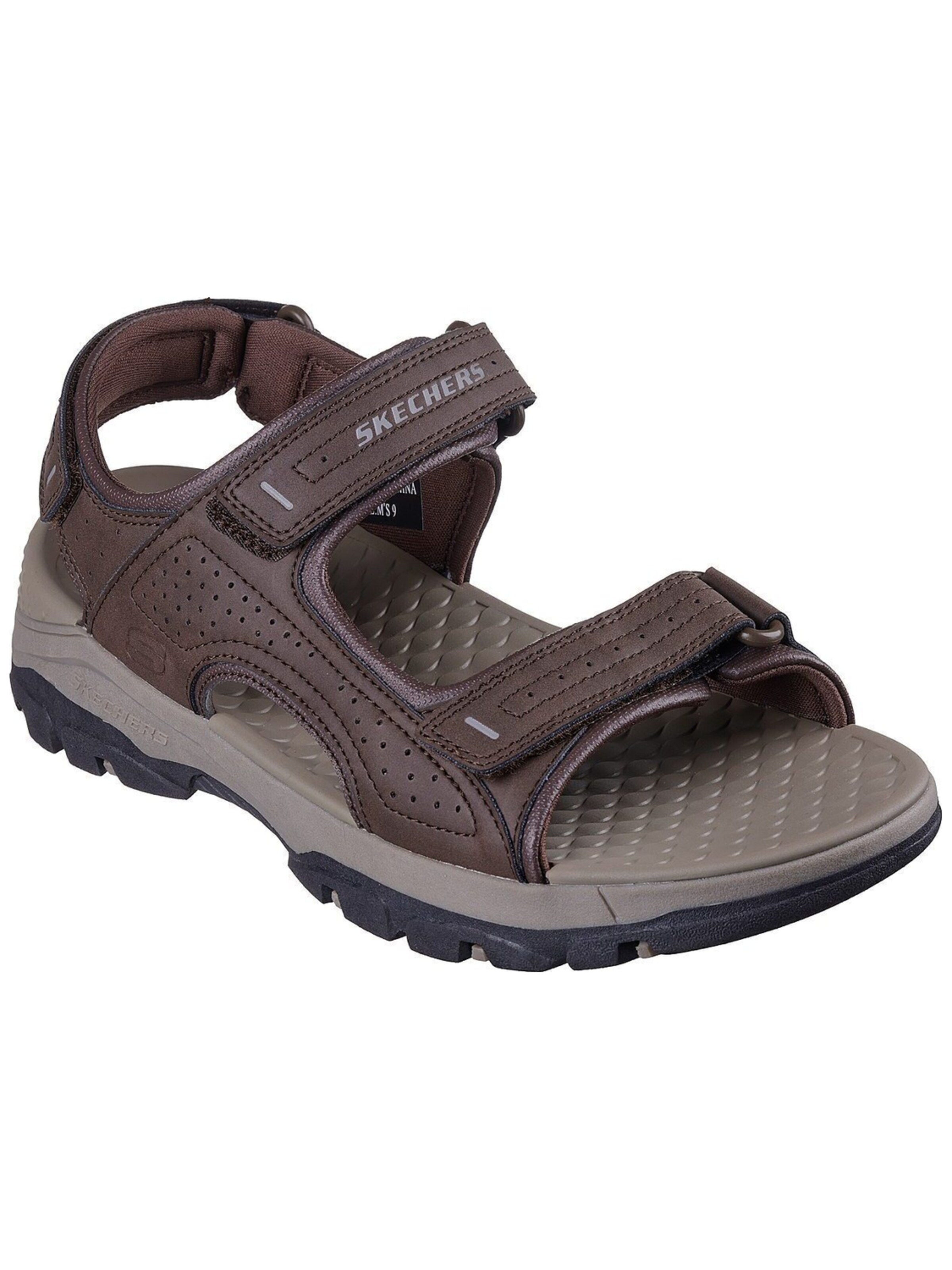 SKECHERS Sandalen 'Skechers Tresmen - Garo' in Bruin: voorkant