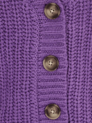 Vila Tall Knit Cardigan 'NORILA' in Purple