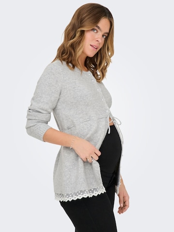 Only Maternity Cardigan 'OLMCHER' i grå